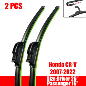Front Wiper Blades For Honda CR-V 2007-2018 2019 2020 2021 2022 2023 2017 Windscreen Windshield Window Auto Accessories 24"+19"