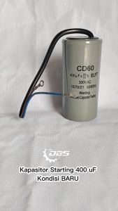 kapasitor Starting 400 uF kondisi baru