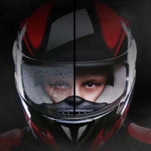 Stiker Anti Air Hujan Untuk Kaca Helm & Clear View Film Helmet Visor