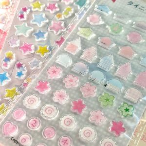 Bộ Sticker 3D Hình Dâu Tây Cỏ Ba Lá Chất Liệu Nhựa Resin Dùng Trang Trí Ốp Điện Thoại Đồ Thủ Công DIY Thiết Kế Hình Pháo Hoa