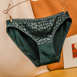 ต่ํา เอว ลูกไม้ ไร้รอยต่อ ผู้หญิง ชุดชั้นในสามเหลี่ยม กางเกงชั้นในหญิง เซ็กซี่ Pure Desire เสื้อผ้าบ้านของหญิงสาวผ้าไนลอนลายดอกไม้