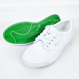 [ฟรีถุงเท้าข้อสั้น]รองเท้าผ้าใบ รองเท้าฟีบัส Feebus ใส่เรียนได้ใส่ทำงานได้  ราคาเบาเบา  พื้นเขียว