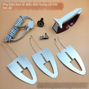 Bàn Là Điện Kiểu Cũ Điều Chỉnh Nhiệt Độ Tim Đỏ Thượng Hải Bàn Là Điện Bàn Là Con Chíp Mica 300w500w700w Bàn Là Bàn Là Tấm Gỗ Dán Nhiệt