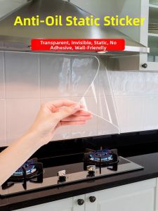 ZHUIHUI | Oil-Resistant Transparent Static Water-Resistant Heat-Resistant Moisture-Resistant Kitchen Wall Sticker