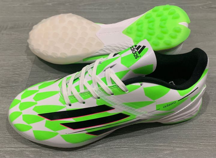 Giày đá bóng sân nhân tạo Adidas Adizero F50 TF xanh trắng( tặng tất Fullbox)