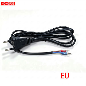 NEW Power Extension Cord EU US AU UKPlugs 3/2-Pin U-Shaped Fork Terminal Stripped Power Cord For LED Driver/SMPS Input Cable/DIY