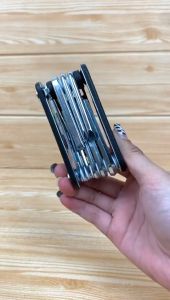 JE.ID Alat Kunci Multi Toolkit Sepeda 16 In 1 Kunci Lipat Sepeda Kunci Frame Sepedah Lipat Kunci Lipat Multiifungsi Mini Bicycle Tool Set Kunci Shock Lipat Untuk Sepeda