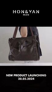 HONYAN MAN Tas Pria Tas Selempang Pria Totebag Pria Totebag Kulit - Griffin Totebag