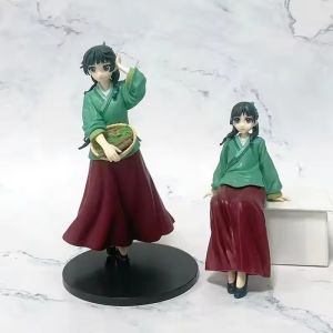 Bandai | 17cm Anime The Apothecary Diaries Figure Maomi Action Figural Pvc Model Kawaii Car Decoration Doll Children Toys Christmas Gifts