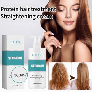 [Repair damaged hair/reduce dryness and frizz] Protein straightening cream moisturizes hair/nourishing conditioner/easy combing repair cream improves hair quality/hair cream/refreshing repair of damaged hair