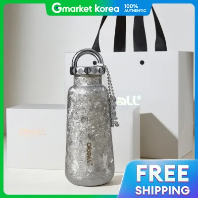 Bình giữ nhiệt Titan Pure Oval 300ml màu bạc titan nguyên chất cao cấp di động giữ nóng giữ