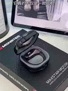 monster | Wireless Sports Ear-Hook Headphones AI Intelligent Conversation Real-Time Translation