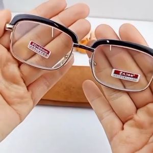Kính viễn thị đọc sách cao cấp kiểu dáng cổ điển tròng thuỷ tinh gọng bền đepkính lão tròng thủy tinh