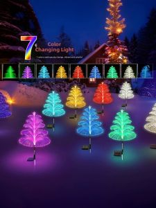 Solar Outdoor Color Changing Fiber Optic Light