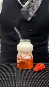 250/440ML Ripple Glass Cup Iced Coffee Mug Heat-Resistant Transparent Glass Water Cups for Drinking Milk Tea Juice Tumblers