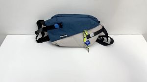 GLADIO Tas Selempang Pria Biru Kisuke 3 In 1 Pouch Sling Bag Tebal Simple Kekinian Casual GLD028B2