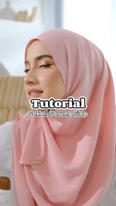Saifash Aralyn Babes Instant Shawl High Quality Korean Chiffon very flowy 1 loop pinless lightweight