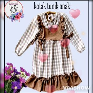 GAMIS ANAK CRINKLE MURAH & PREMIUM UNTUK USIA 3-8 TAHUN