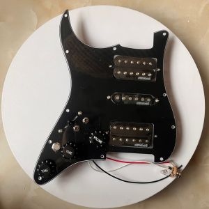 Left-handed Prewired Loaded Guitar Stratocaster Pickguard HSH Pick Guard Kill Switch Silent Switch Wilkinson Pickups Coil Splitting Switch for Fender Electric Guitar Parts