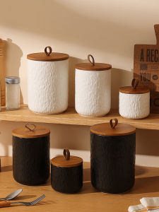 Sealed Aesthetic Ceramic Storage Jar