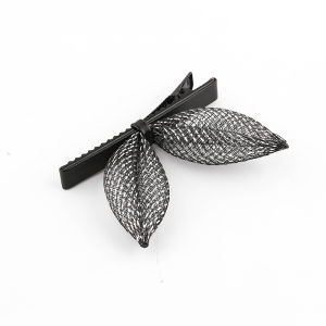 High-End Exquisite Colorful Beautiful Mesh Rabbit Ears Barrettes Adult 3D Cute Bow Tie Top Clip Bang Clip