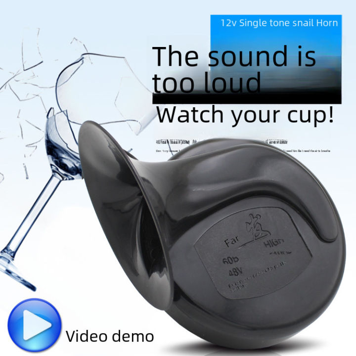 Car Horns 105dB Universal Motorcycle Horn Kit - Waterproof 12V - Foto 7