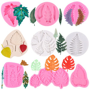 Leaves Maple Leaf Silicone Mold DIY Fondant Chocolate  Cake Decoration Cupcake Topper Candy Gum Paste Molds
