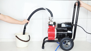 4800W Mesin penyemprot cat Penyemprot cat bertekanan tinggi Mesin Penyemprot Mesin Penyemprot Cat Listrik Bertekanan Tinggi Profesional Mesin Penyemprot Cat Airless Genggam Cat lateks/cat/pelapis/cat anti karat/cat tahan api