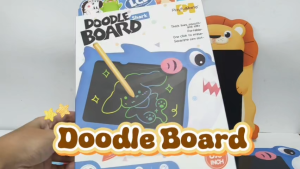 Animals Fire Truck Doodle Drawing Board | Wooden Blackboard | Erasable Drawing Blackboard Toys 动物消防车涂鸦画板 *Ready Stock*
