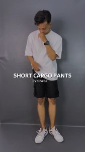 SUWALL Celana Cargo Pendek Pria Stlye Outfit Strecth Size 28 Sampai 39 SWL016