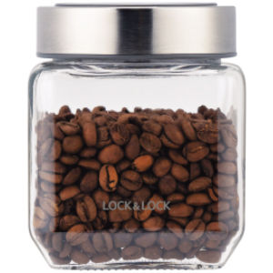 LocknLock | Square Transparent Moisture-Proof Glass Sealing Jar