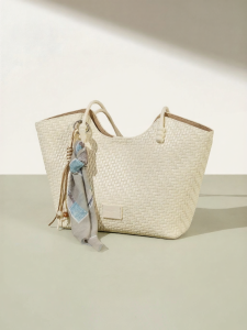 Josiny | Womens 2026 New Large Capacity Woven Minimalist Tote Bag