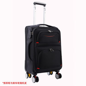 Oxford Cloth Luggage Durable Mens Travel Suitcase with Password Lock And Universal Wheels Large Capacity 28 Inch Carryon Bag