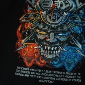 Kaos Distro Jepang Original Tshirt Pria Branded Japanese Art Guntai Cloth GT 35