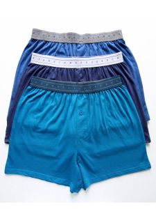 Loose Pure Cotton Boxer Shorts for Men Home Leisure Underwear Youth mid Waist Cotton Boxer Briefs Single Piece Solid Color