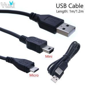 YuXi 1 Piece Micro Mini USB Charging Cable USB 2.0 Male To Male Data Charger Line For Mobile Phone Hard Disk Drive Camera