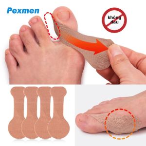 Pexmen Moleskin Turf Dây Đeo Ngón Chân Cái Dải Dính Nhạy Cảm Áp Lực Dải Dán Plantar Dụng Cụ Chăm Sóc Bàn Chân - Combo 5/10/20 Cái