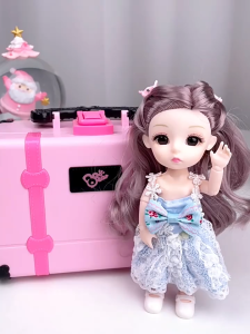 Kids Makeup Toys Girls Real Makeup Kit Washable Non-toxic Makeup Toy Set Retro Beauty Makeup