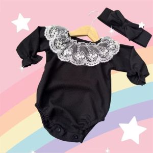 Adele Romper Renda Anak free Bando
