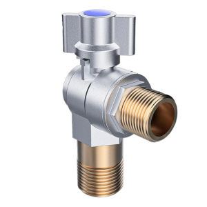 Brass G1/2 Universal Bathroom Corner Valve Water Control Valve Large Flow Durable  Faucet ​Triangle Valve Toilet Hot And Cold Corner Valve