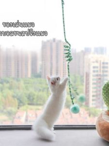 ของเล่นแมวยืดได้ ไม้ตกแมวไม้ล่อแมว ของเล่นแมวที่แขวนประตู