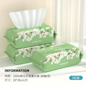 Khăn Lau Mặt Dùng Một Lần Dày Grace Cotton Soft Towel Dùng Để Rửa Mặt Và Lau Khô Mặt Không Để Lại Lông Tay
