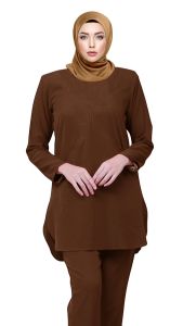 Blouse & Pan Set Kaftan Sara Bergaya Kasual