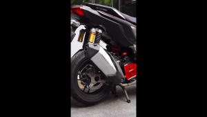 Exhaust Cover Honda ADV 160/ADV 150 Motorcycle Exhaust Protector Shield Steel Material Made in Thailand GT68