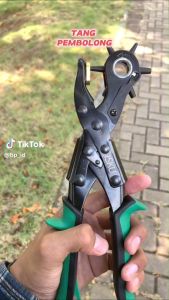ISKU punch pliers /tang pembolong ikat sabuk pinggang 9 inch carbon steel+40crv/hole puncher serbaguna/tang pelubang multifungsi