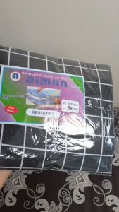 Sarung Kasur Busa Resleting Homemade Motif Line Abstrak Aecthetic