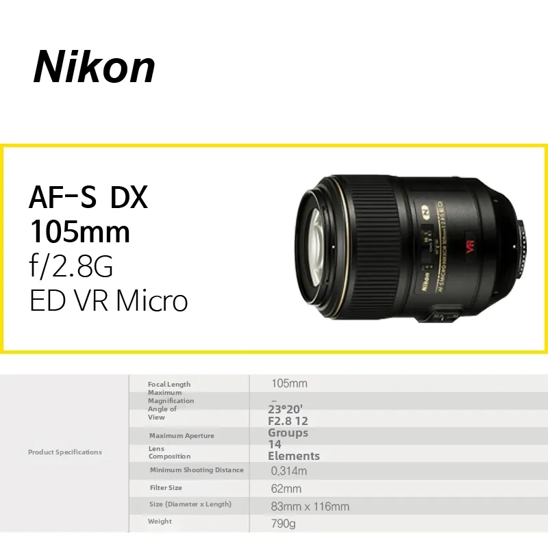 Nikon | Store Co., Ltd. Nikon Af-S Vr Micro Nikkor Ed 105mm F2.8G