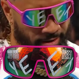 Jey Uso YEET Sunglasses Pink Sports Shades Bloodline USOS Wrestling Glasses Adult Kids Rare Colors Motorcycle Eye Protection