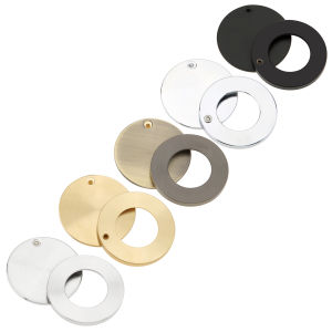 1 Piece 16mm Door Viewer Peephole Cover 3 Colors Peep Hole Covers with Matching Self-Adhesive Installation Tools