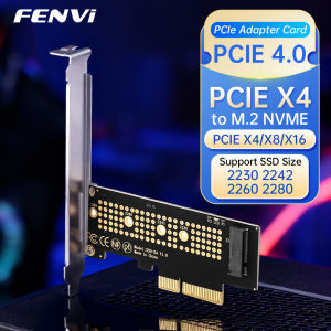 Fenvi | FENVI M.2 NVME to PCI-E X4 Converter Adapter M.2 NVME SSD M Key Expansion To PCIE X4 X8 X16 Card Riser for 2230/2242/2260/2280